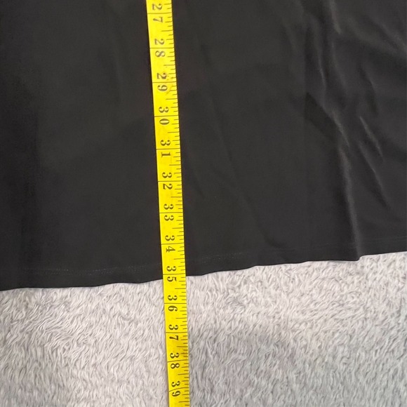 INC International Concepts A-Line Shift Dress Women's S Black Long Sleeve Party - Picture 11 of 11